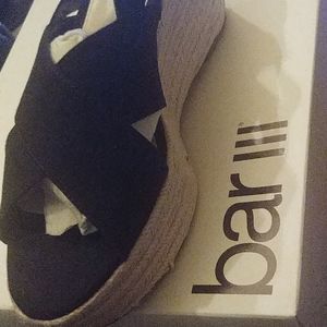 bar III Bianka Wedge Sandals NIB SZ 9.5